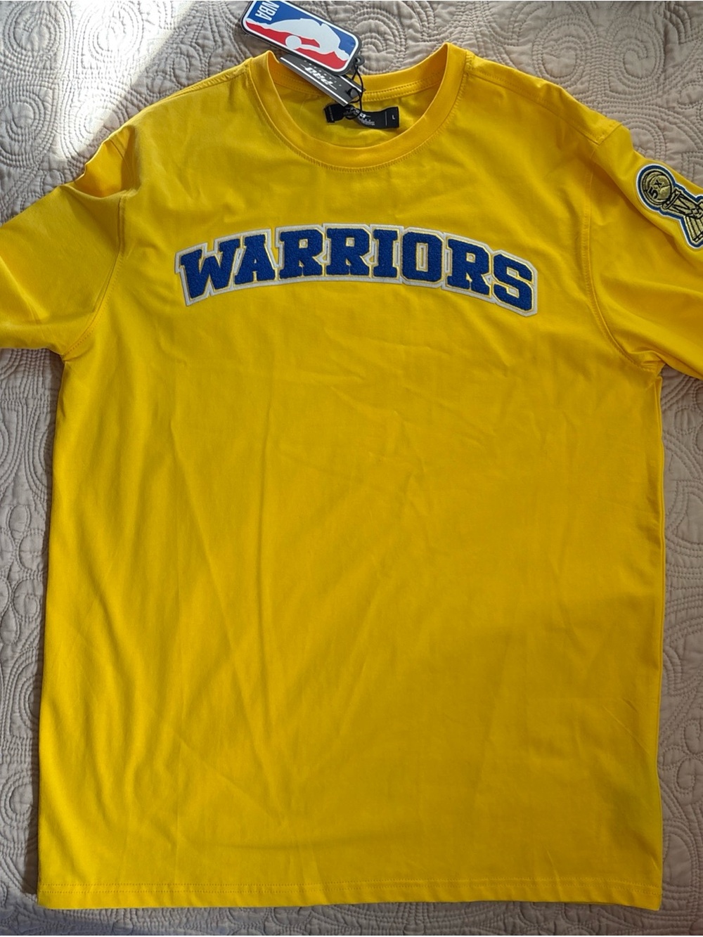 Golden State Warriors NBA Championship Short Sleeve Tee - Yellow